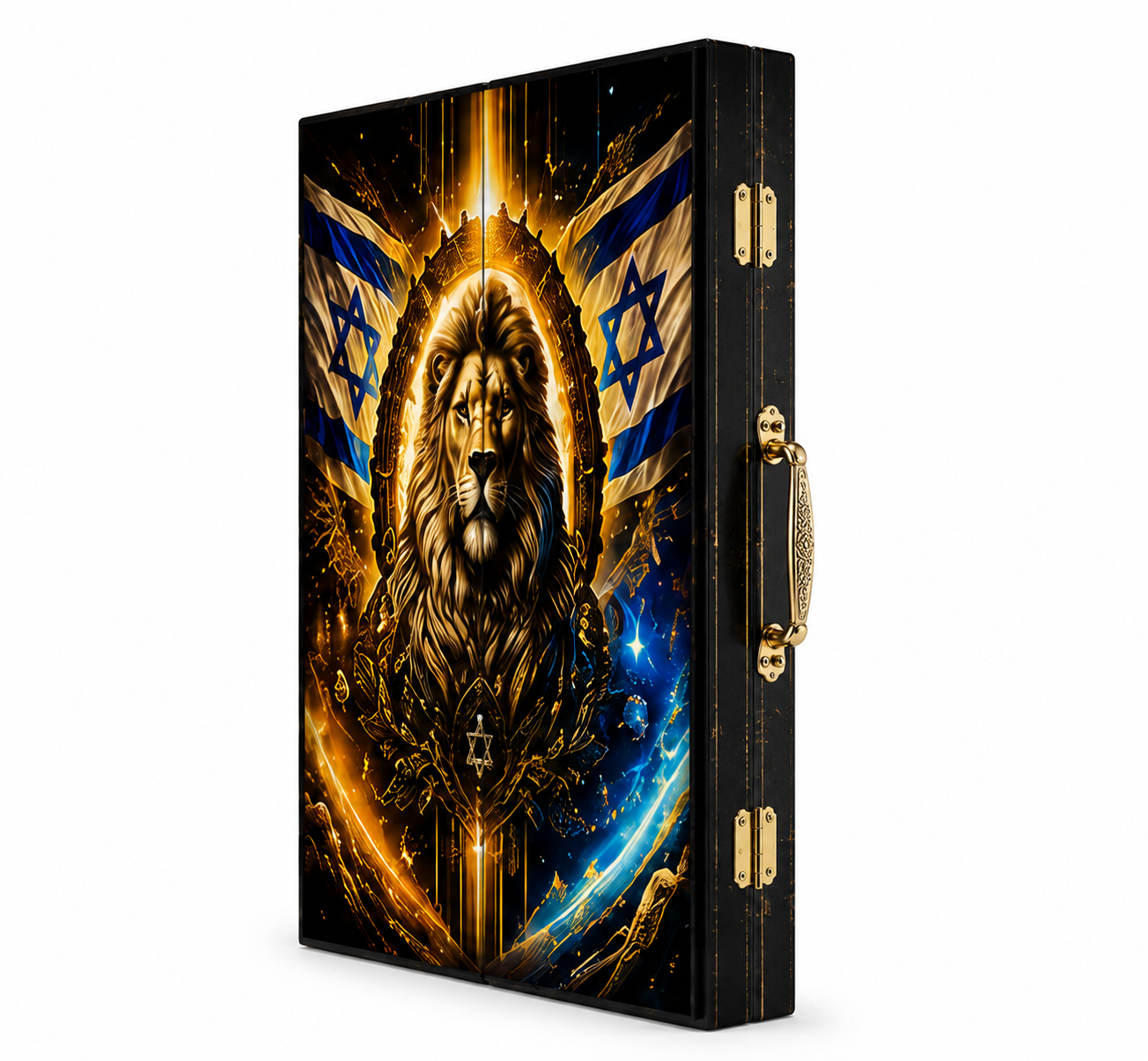 Lion of Judah Heritage Backgammon Board – product view 3