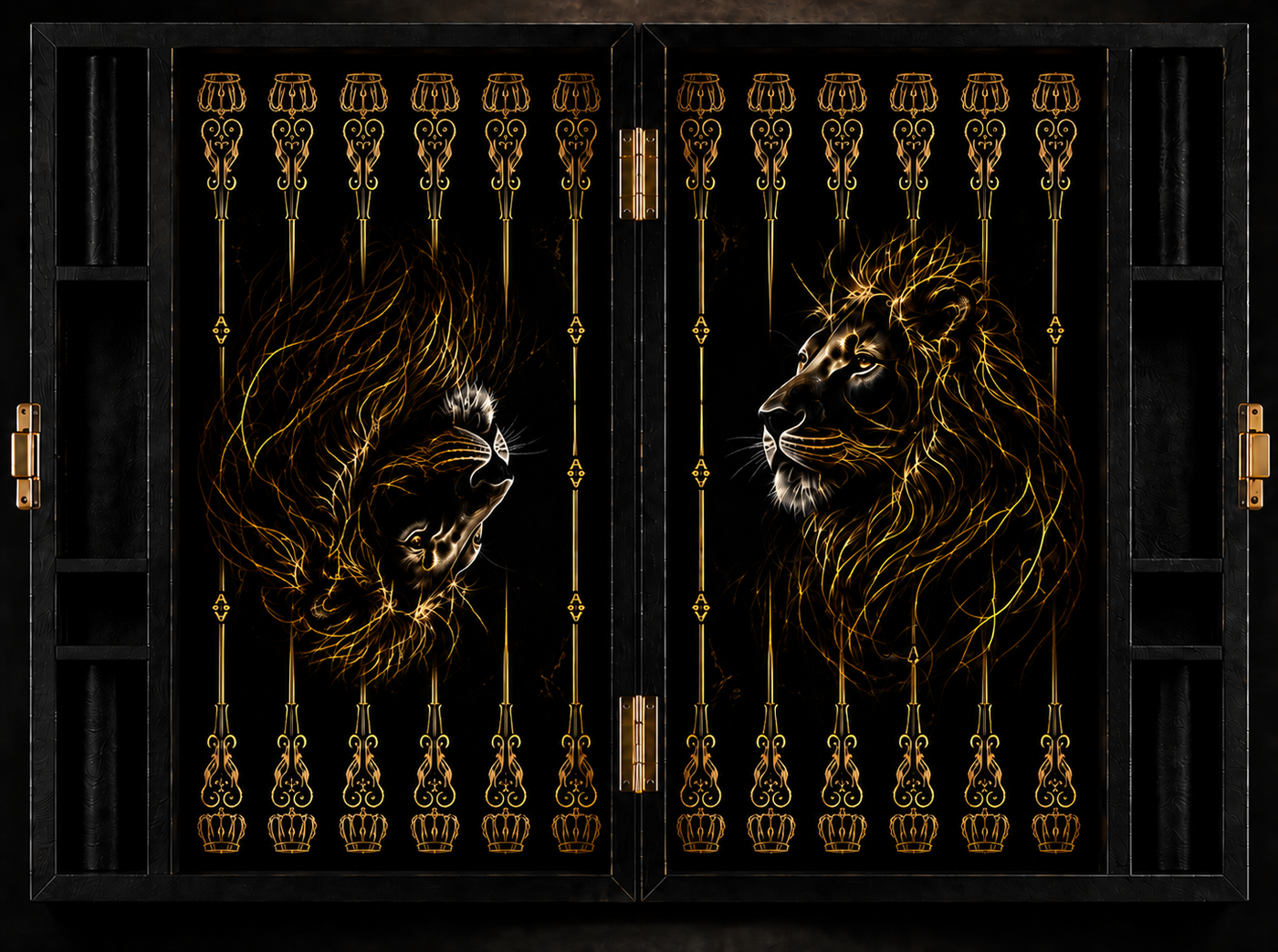 Royal Lion Prestige Backgammon Set – product view 4