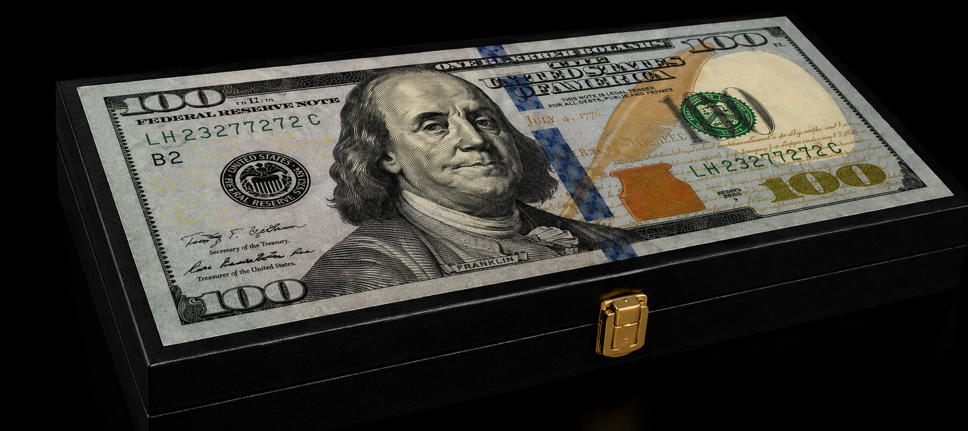The Benjamin Luxury $100 Backgammon Set – product view 3