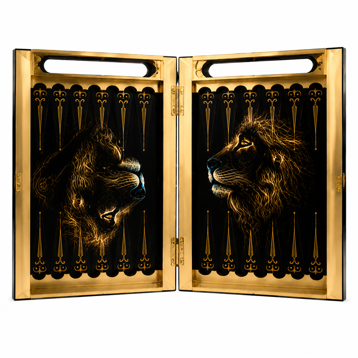 Premium Royal Lion Backgammon Set – product view 3