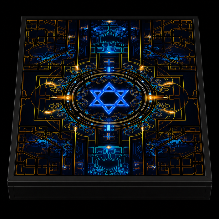 Israel Heritage Luxury Backgammon Set – product view 1